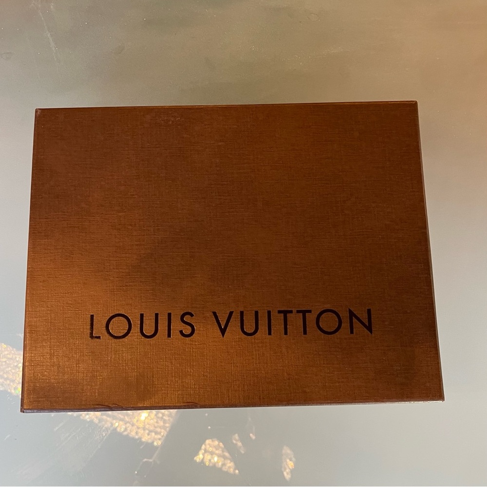LV Gift Box Medium Sized Vintage Chocolate Brown